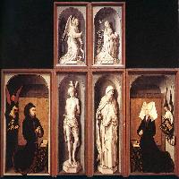The Last Judgment Polyptych (reverse side)
