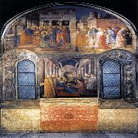 West wall of the chapel