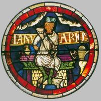 Rose window: January
