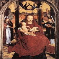 Virgin and Child Enthroned with Twelve Angels