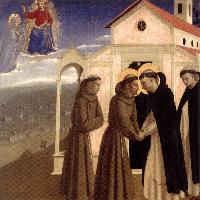 Meeting of St Francis and St Dominic