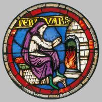 Rose window: February