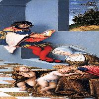 Triptych with the Holy Kinship (right wing)
