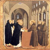 The Meeting of Sts Dominic and Francis of Assisi
