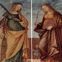 St Catherine of Alexandria and St Veneranda