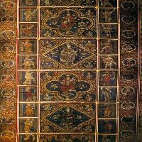 Wooden ceiling (partial view)