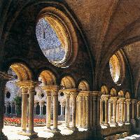 View of the cloister