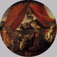 The Virgin and Child with Three Angels (Madonna del Padiglione)