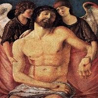 Dead Christ Supported by Two Angels