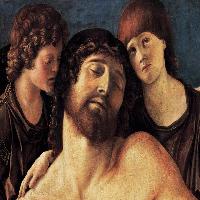 Dead Christ Supported by Two Angels (detail)