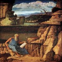 St Jerome Reading in the Countryside
