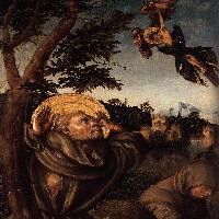Stigmatisation of St Francis (detail)