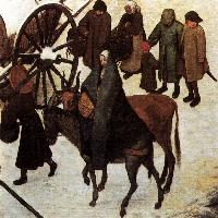 The Census at Bethlehem (detail)