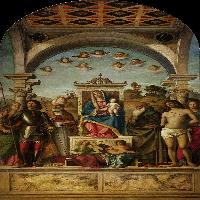 Madonna and Child Enthroned with Saints
