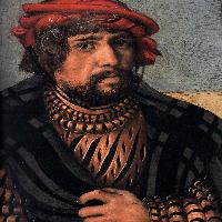 The Holy Kinship with a Self-Portrait (detail)