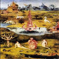 Triptych of Garden of Earthly Delights (left wing)