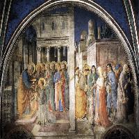 Lunette of the west wall