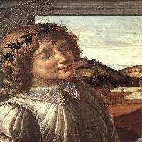 Madonna and Child with an Angel (detail)