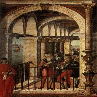 Arrival of the English Ambassadors (detail)