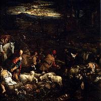 Return of Jacob with His Family (detail)