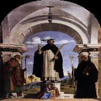 St Peter Martyr with St Nicholas of Bari, St Benedict and an Angel Musician