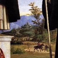 St Peter Martyr with St Nicholas of Bari, St Benedict and an Angel Musician (detail)