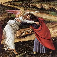 The Mystical Nativity (detail)