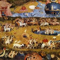 Triptych of Garden of Earthly Delights (detail)