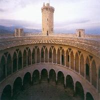 View of the courtyard