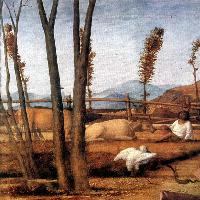 Madonna of the Meadow (detail)