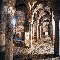 Frescoes in the crypt