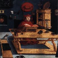 Cardinal Albrecht of Brandenburg as St Jerome in His Study (detail)