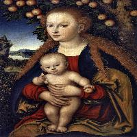 Virgin and Child under an Apple Tree