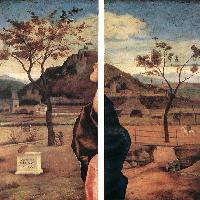Madonna and Child Blessing (details)