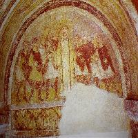 Figures around a Saint