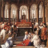 Exhumation of St Hubert