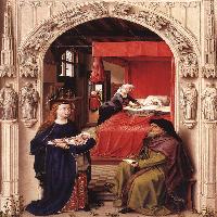St John Altarpiece (left panel)