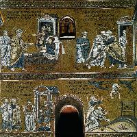 Sanctuary, south side arm, south wall (detail)