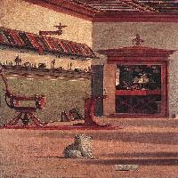 Vision of St Augustin (detail)