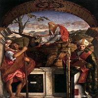 Sts Christopher, Jerome and Louis of Toulouse