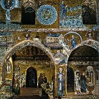 Nave, centre aisle, south wall (detail)