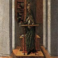 St Augustine in His Cell