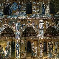 Nave, centre aisle, south wall (detail)