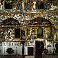 Nave, centre aisle, south wall (detail)