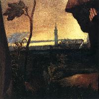 Madonna in Glory with the Christ Child and Sts Francis and Alvise with the Donor (detail)