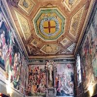 Frescoes on the entrance wall