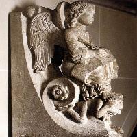Angel Noting down Man's Good Deeds