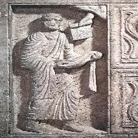 Sarcophagus of Leocadio (detail)
