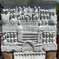 Base of the obelisk of Thutmose III (south side)