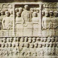 Base of the obelisk of Thutmose III (east side)